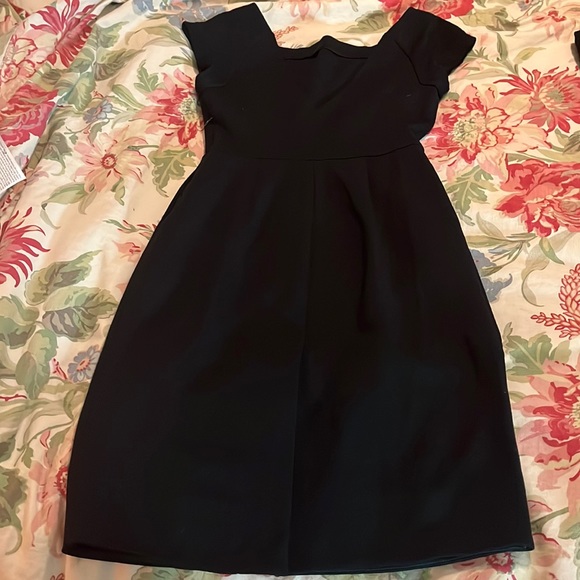 DIANE VON FURSTENBERG Size 4 Little-Black-Dress Stretchy Wool Elegant $599 NEW - Picture 14 of 16